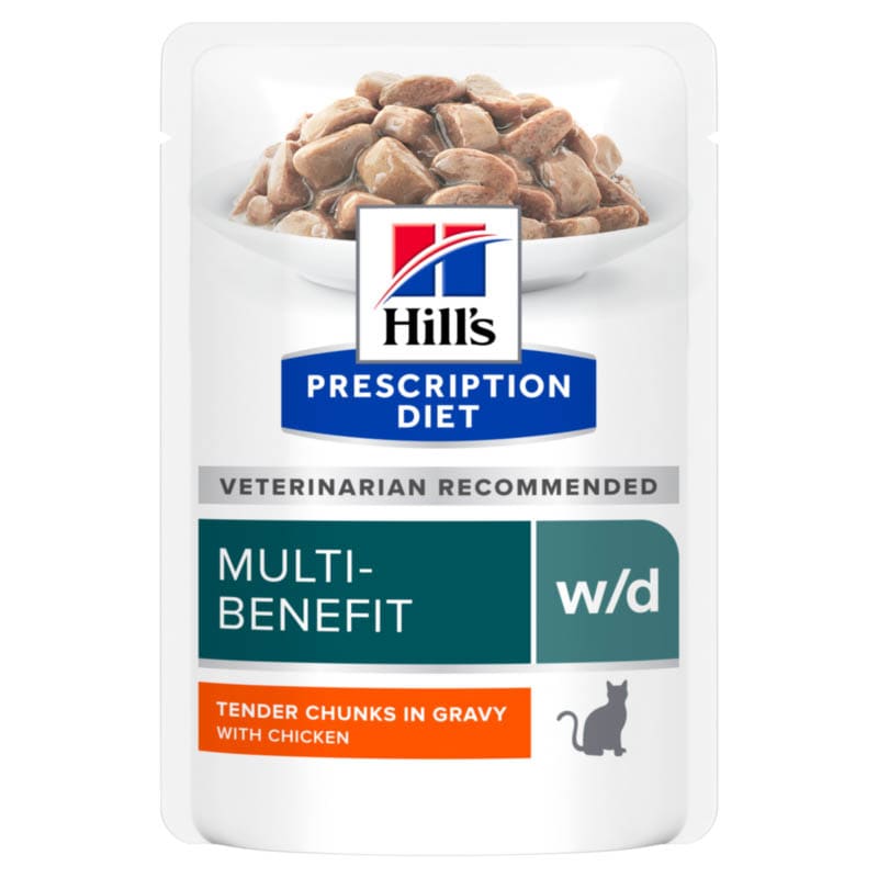 Hills Prescription Diet w/d Multi-Benefit Katzenfutter mit Huhn_0
