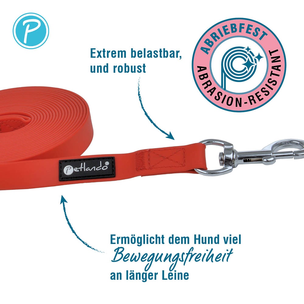 Petlando Trekking Schleppleine rot_2