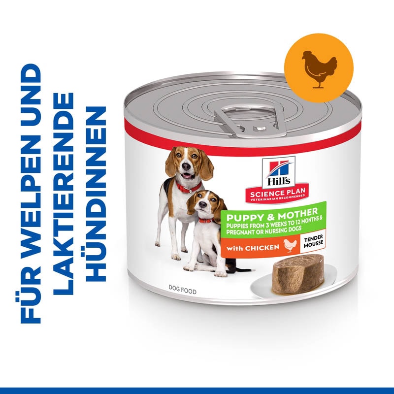 Hills Science Plan Puppy & Mother Tender Mousse mit Huhn_1