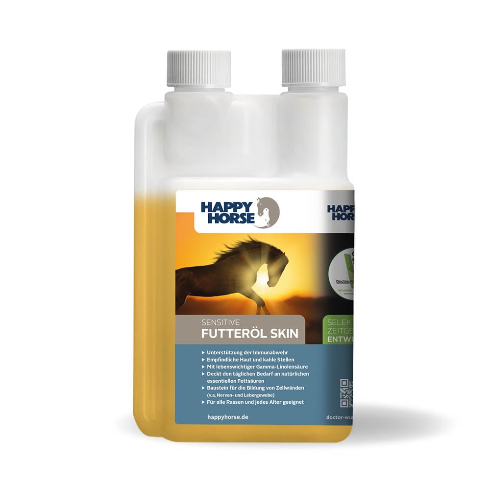 Happy Horse Sensitive Futteröl Skin_0