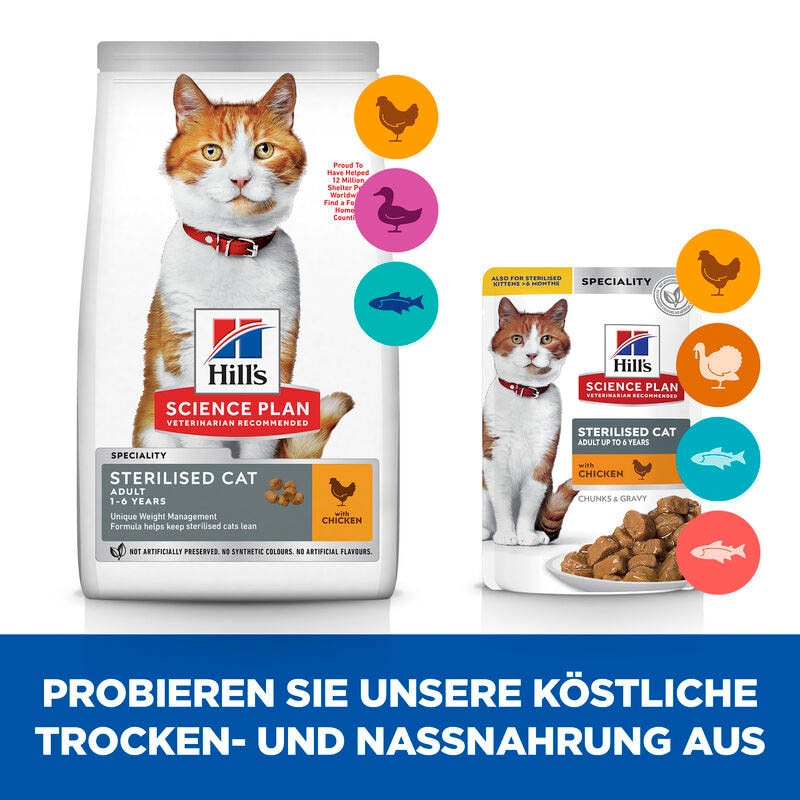 Hills Science Plan Sterilised Cat Adult Nassfutter für Katzen mit Lachs_3