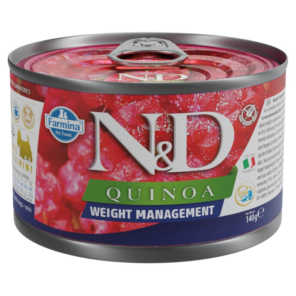 Farmina N&D Quinoa Weight Management Adult Mini Nassfutter für Hunde_0