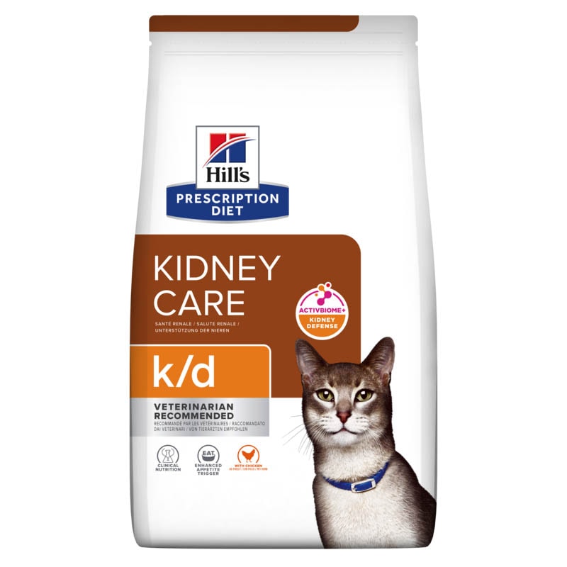 Hills Prescription Diet k/d Kidney Care Huhn Trockenfutter für Katzen_0