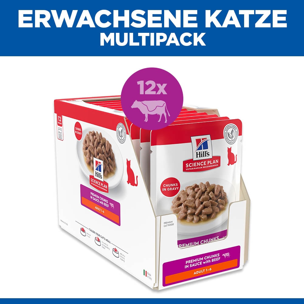 Hills Science Plan Adult Rind Nassfutter für Katzen_1