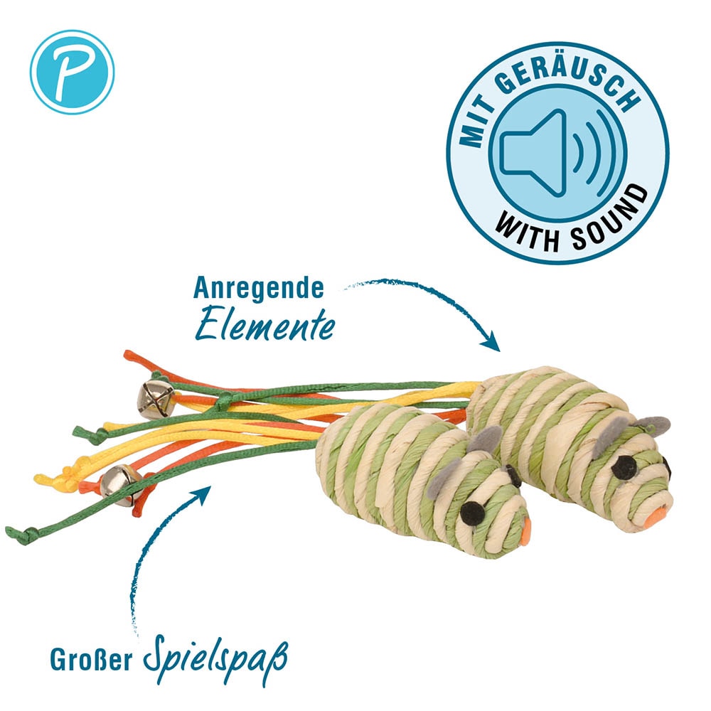 Petlando Katzenspielzeug Papiermaus_1