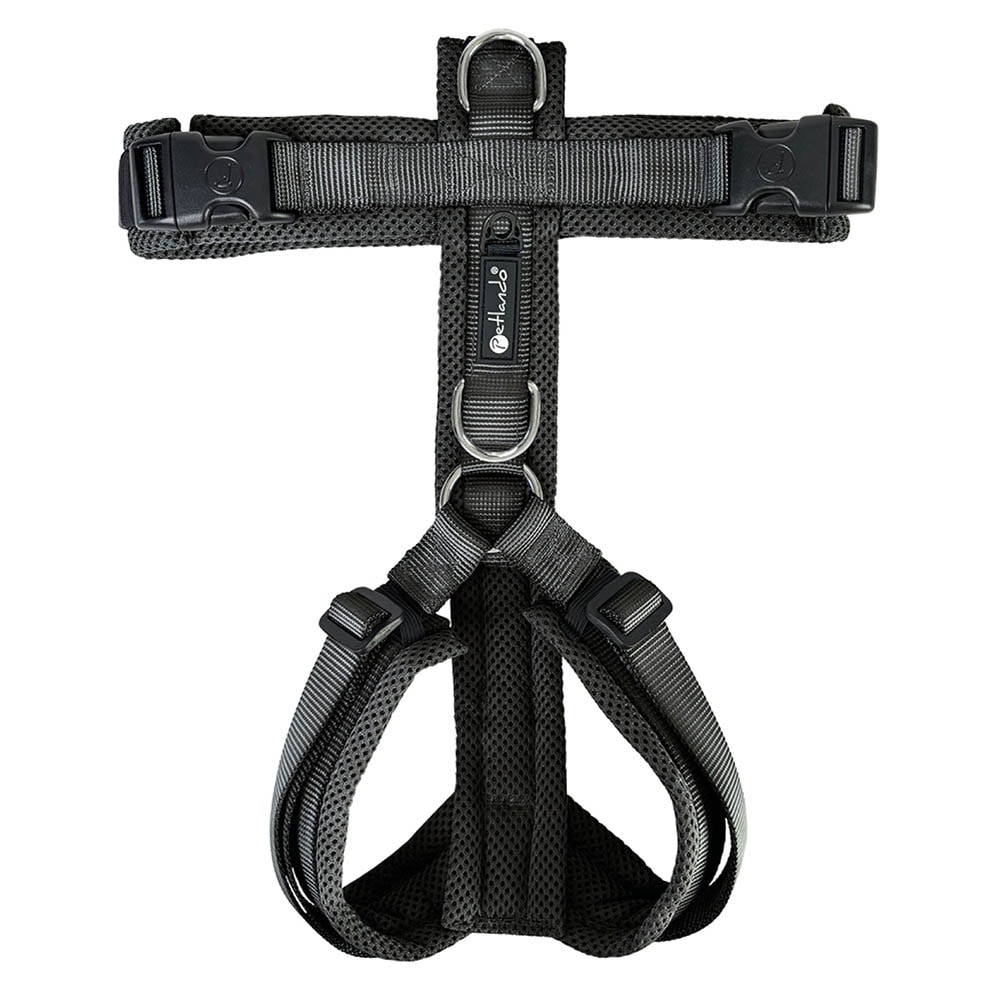 Petlando Mesh Y-Comfort Geschirr schwarz_1