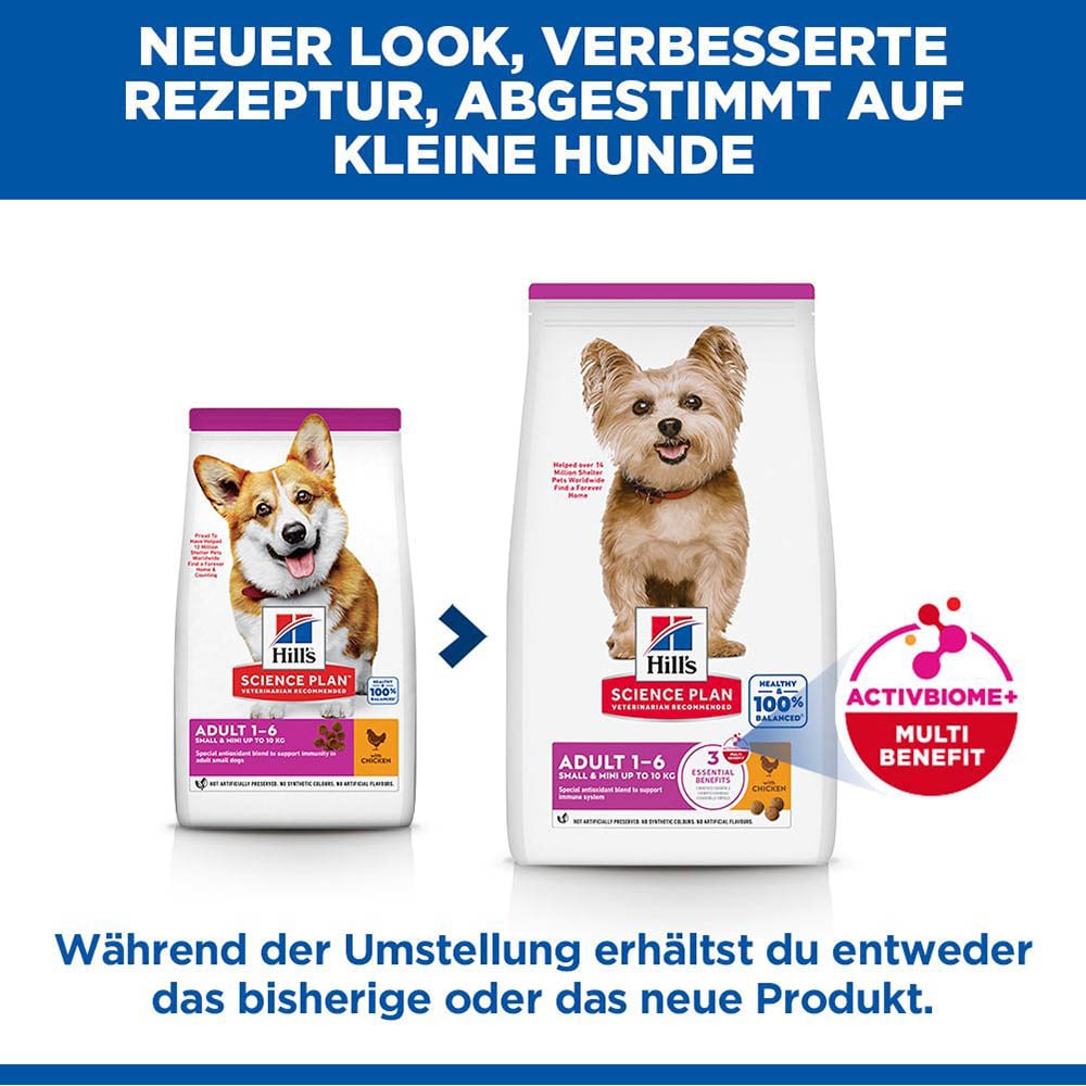 Hills Science Plan Adult Small & Mini mit Huhn Trockenfutter für Hunde_1