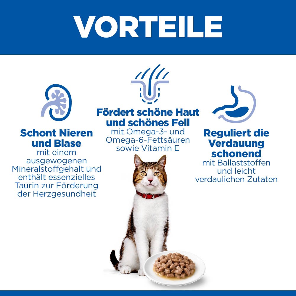 Hills Science Plan Mature Adult 7+ Huhn Nassfutter für Katzen_3