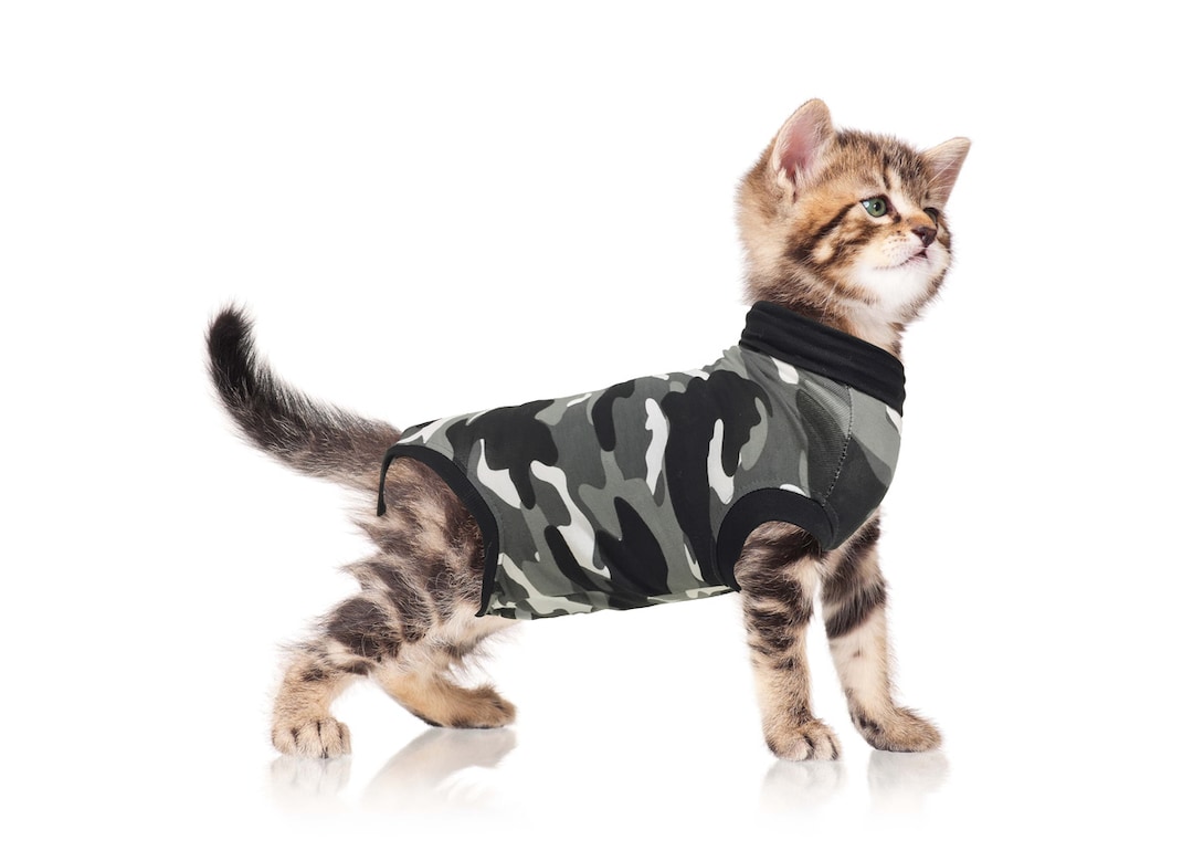 Suitical Recovery Shirt Katze Camouflage Schwarz_0