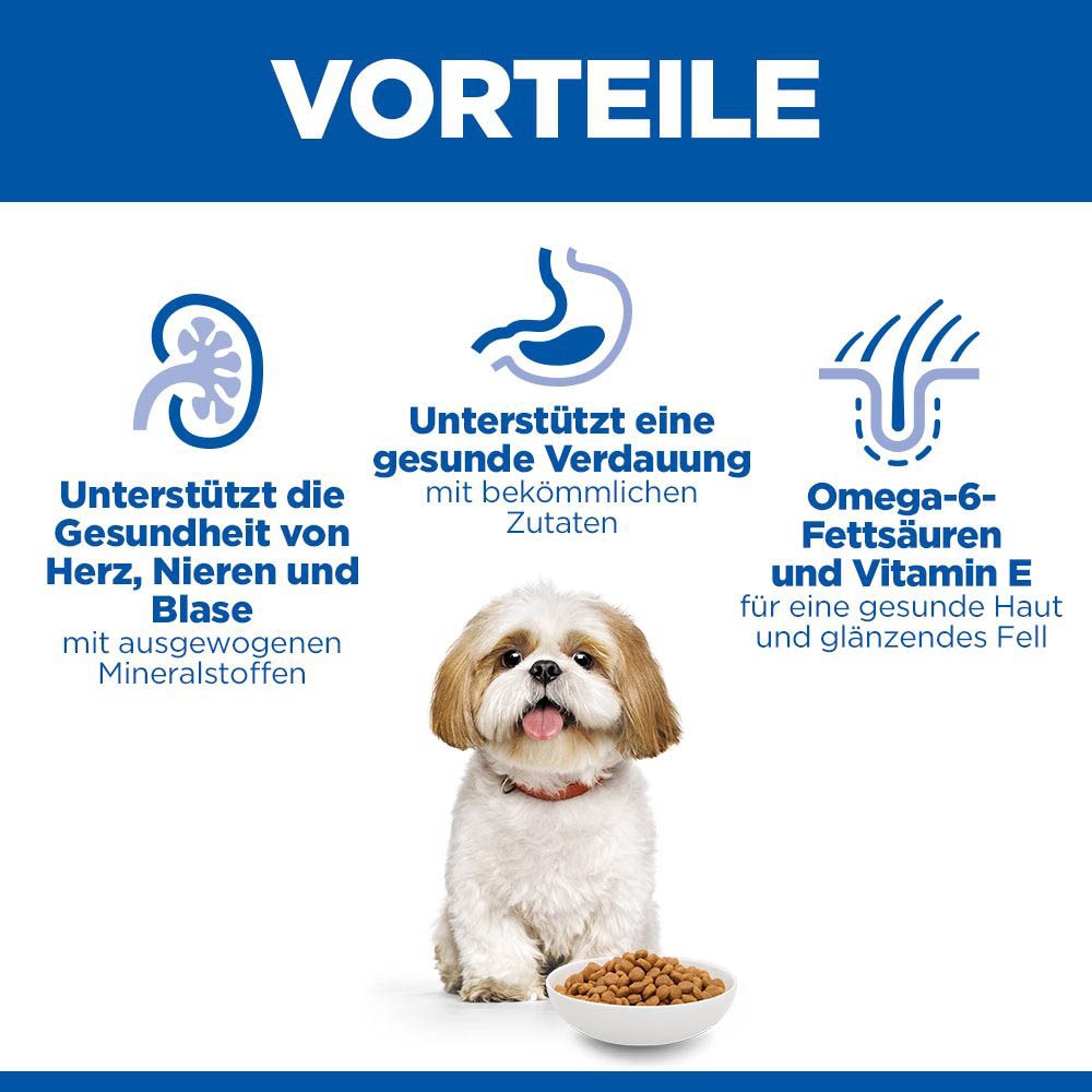 Hills Science Plan Mature Adult 7+ Small & Mini Trockenfutter für kleine Hunde mit Huhn_2