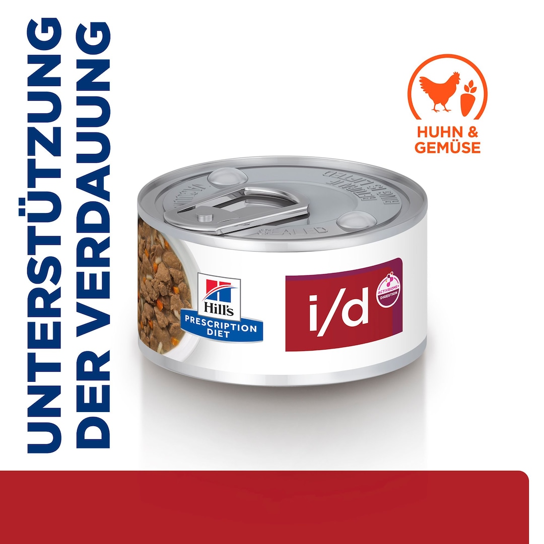 Hills Prescription Diet i/d Ragout mit Huhn & zugefügtem Gemüse Nassfutter für Katzen_1