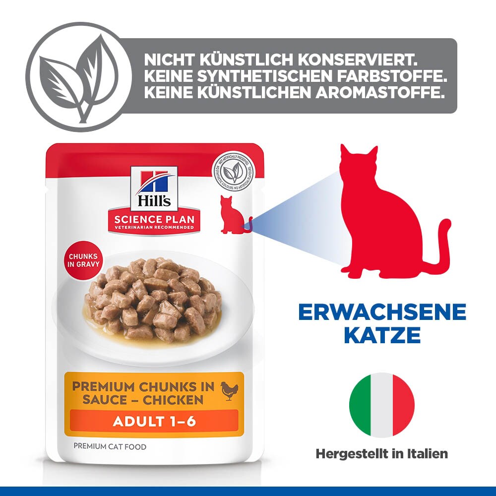 Hills Science Plan Adult Huhn Nassfutter für Katzen_6