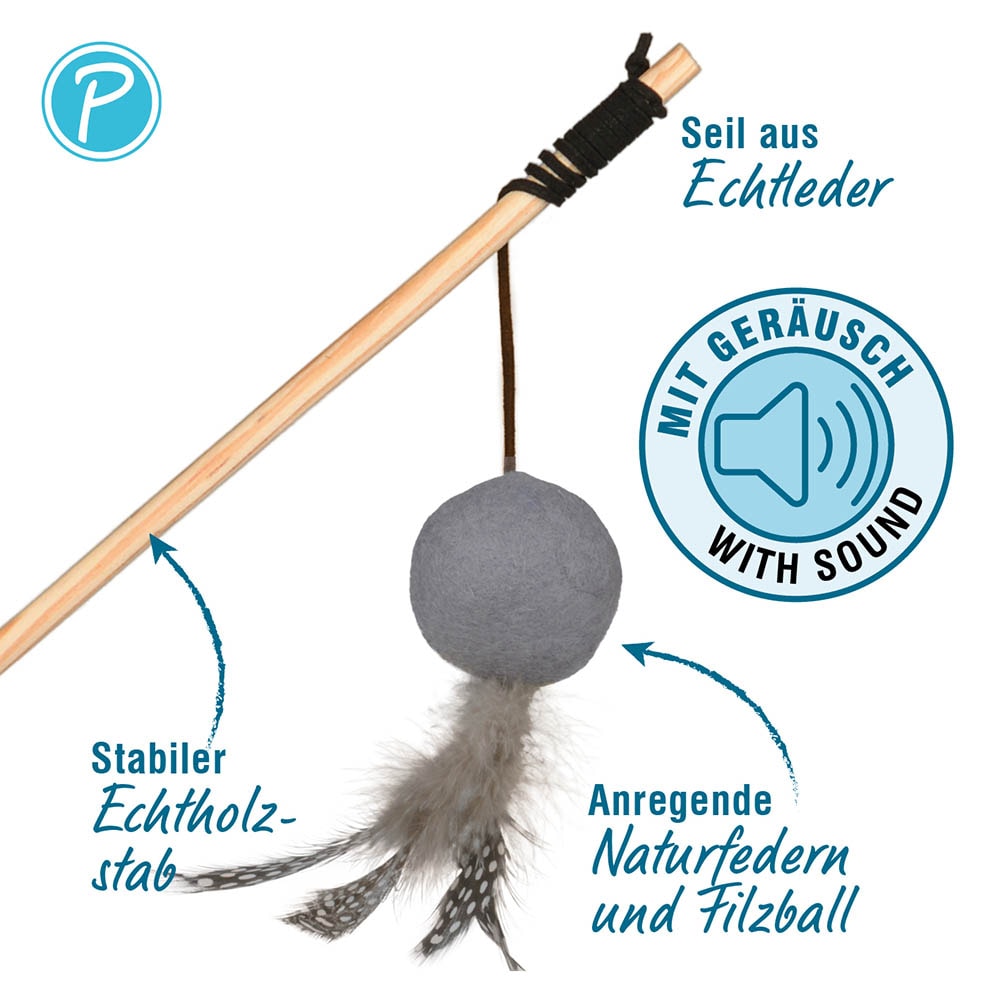 Petlando Katzenangel Filzball_1