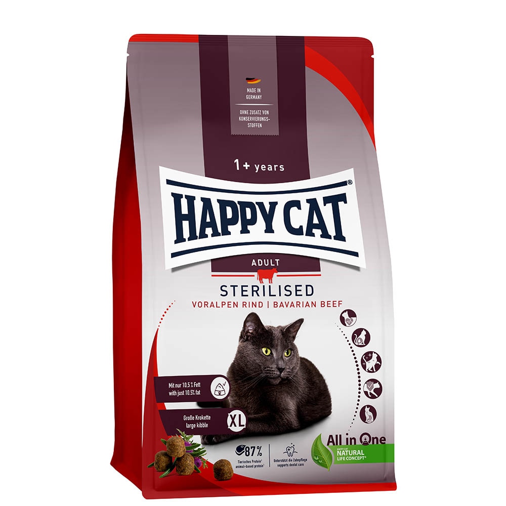 Happy Cat Sterilised Adult Voralpen Rind_0
