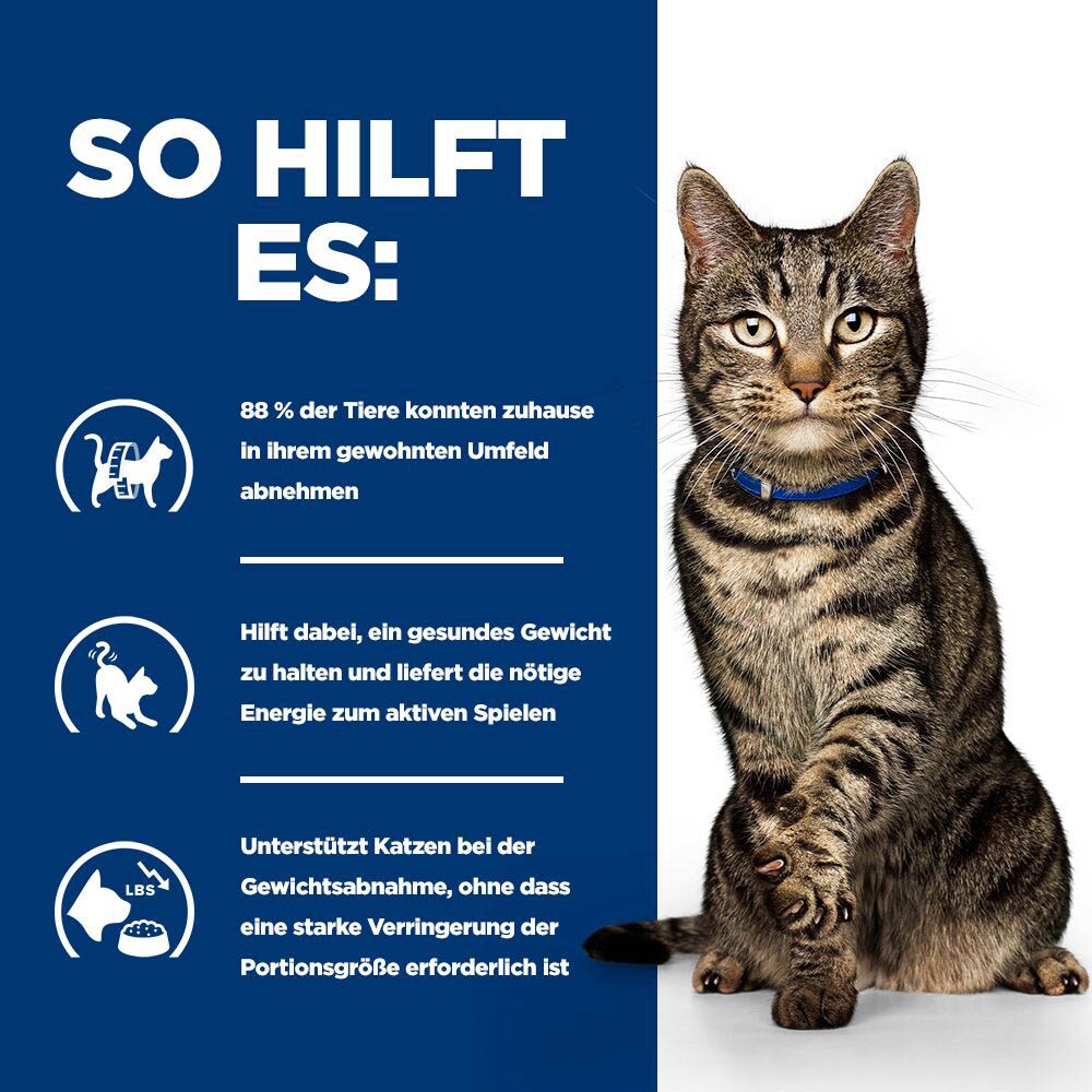Hills Prescription Diet Metabolic Weight Management Trockenfutter für Katzen mit Lachs_2
