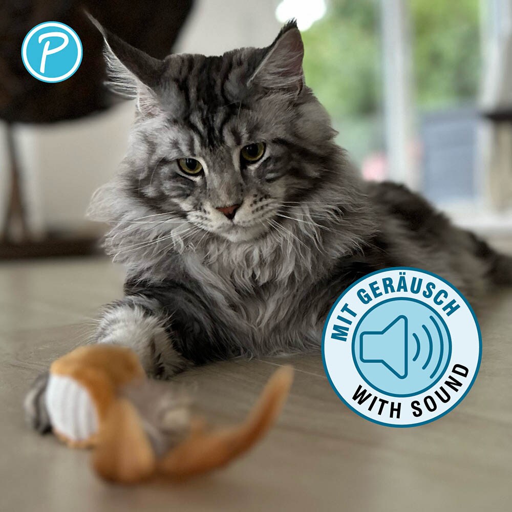 Petlando Katzenspielzeug Federball_2