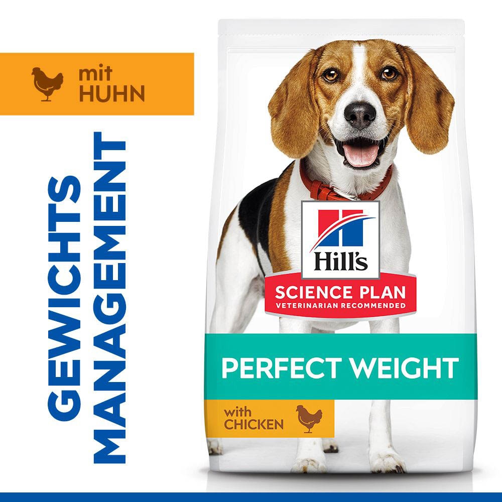Hills Science Plan Adult Perfect Weight Medium Trockenfutter für Hunde_1