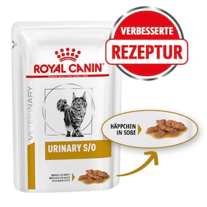 Royal Canin Veterinary Urinary S/O Hppchen in Soe Nassfutter fr Katzen |  Tierarzt24.de
