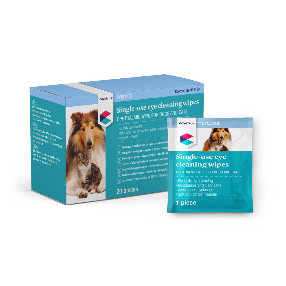Covetrus Augenreinigungstücher für Hunde und Katzen_0