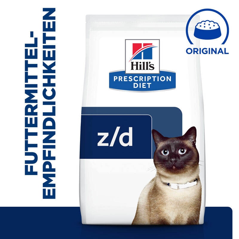 Hills Prescription Diet z/d Food Sensitivities Trockenfutter Katze_1