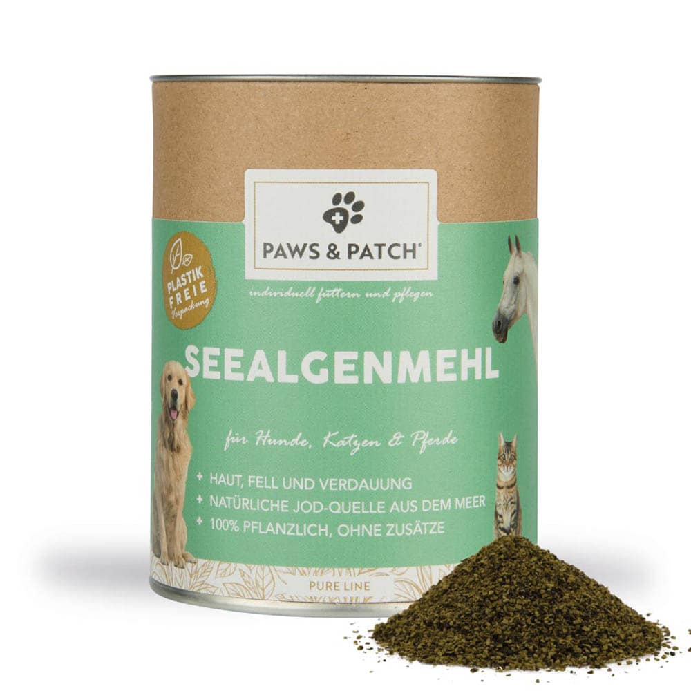 PAWS & PATCH Seealgenmehl Pulver für Hunde, Katzen und Pferde_0