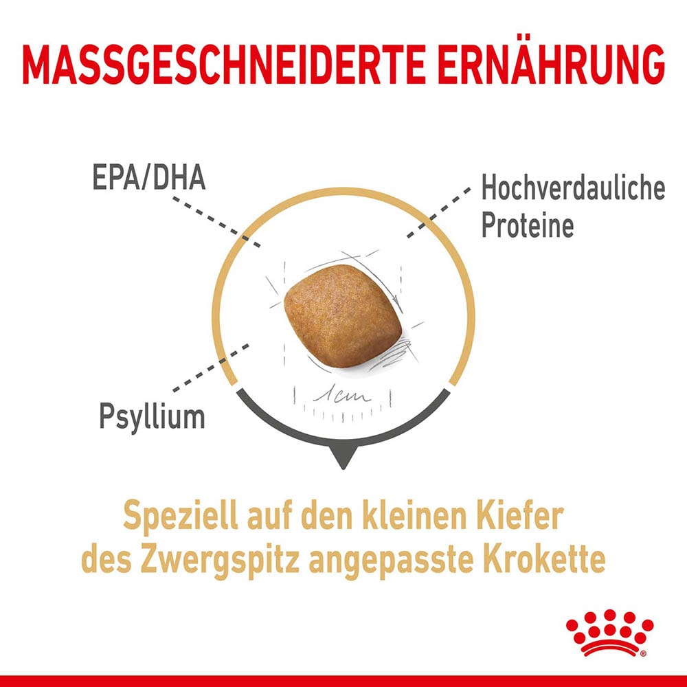 Royal Canin Pomeranian Breed Adult Trockennahrung für ausgewachsene Zwergspitze (>8 Monate) _2