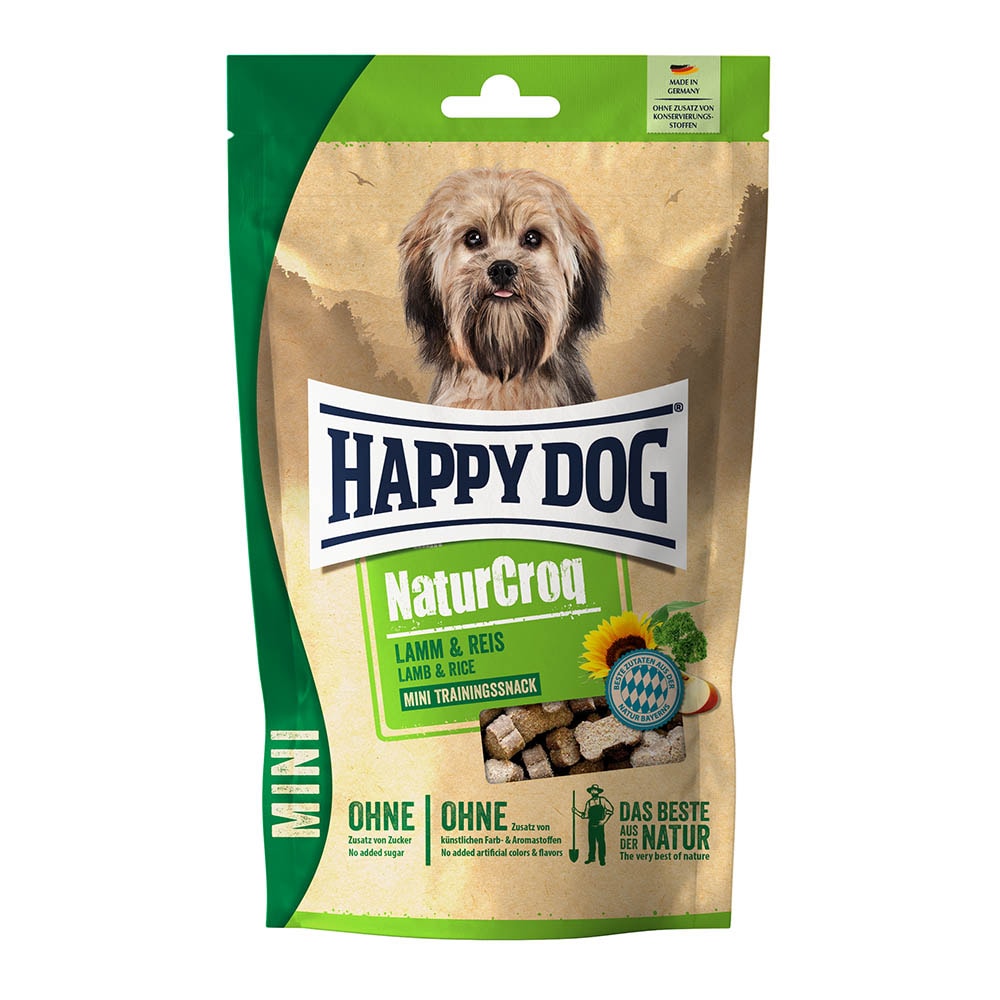 Happy Dog NaturCroq Mini Snack Lamm & Reis_0