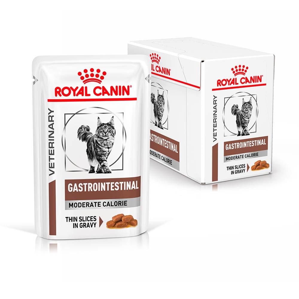 Royal Canin Veterinary Gastrointestinal Moderate Calorie Nassfutter für Katzen_1