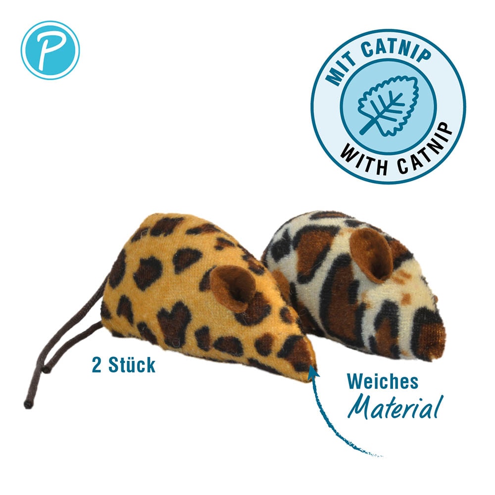 Petlando Katzenspielzeug Leo Mäuse_1