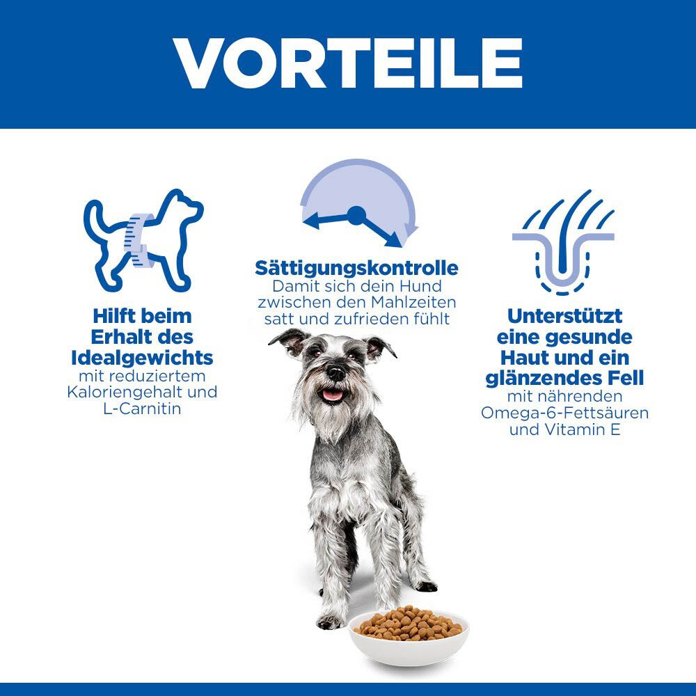 Hills Science Plan Light Small & Mini Mature Adult 7+ Trockenfutter für Hunde mit Huhn_3