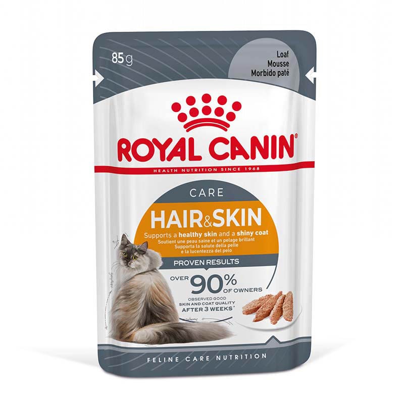 Royal Canin Hair & Skin Care Mousse Nassfutter für Katzen für gesundes Fell_1