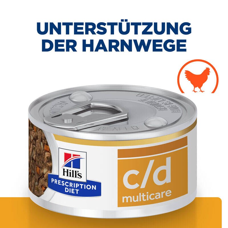 Hills Prescription Diet c/d Multicare Ragout mit Huhn & zugefügtem Gemüse Katze_1