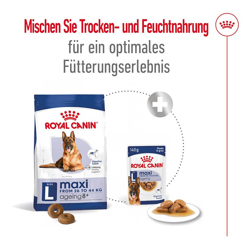 Royal Canin Maxi Ageing Feuchtnahrung als Stückchen in Soße (>5. Lebensjahr)_4