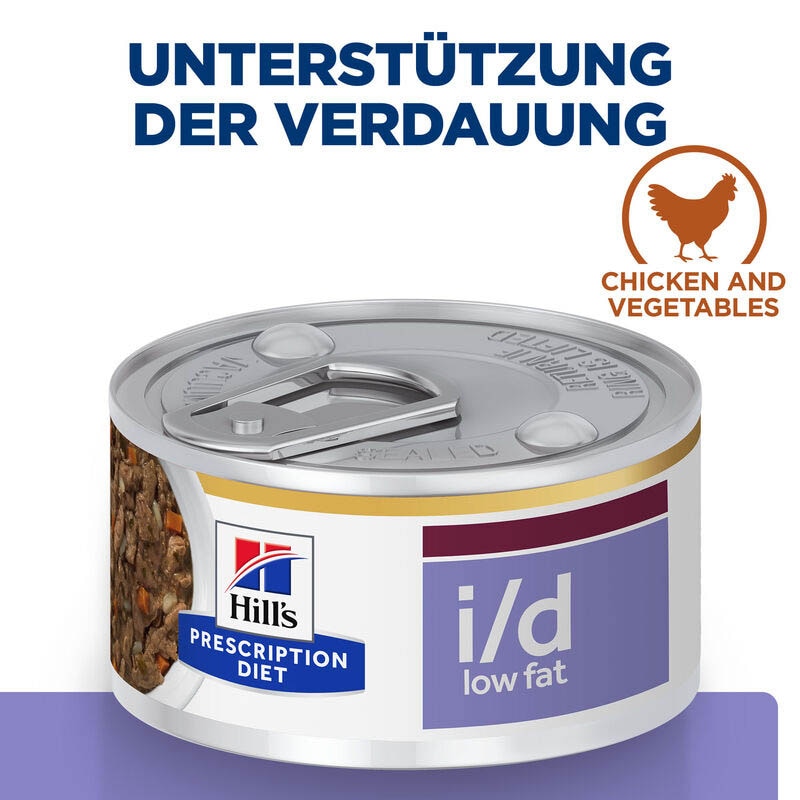 Hills Prescription Diet i/d Mini Low Fat Ragout für Hunde mit Hühner- und Gemüsegeschmack_1