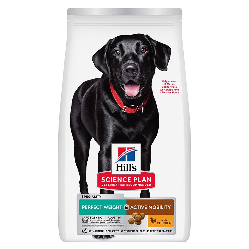 Hills Science Plan Perfect Weight + Active Mobility Hundefutter Large Breed Adult_0