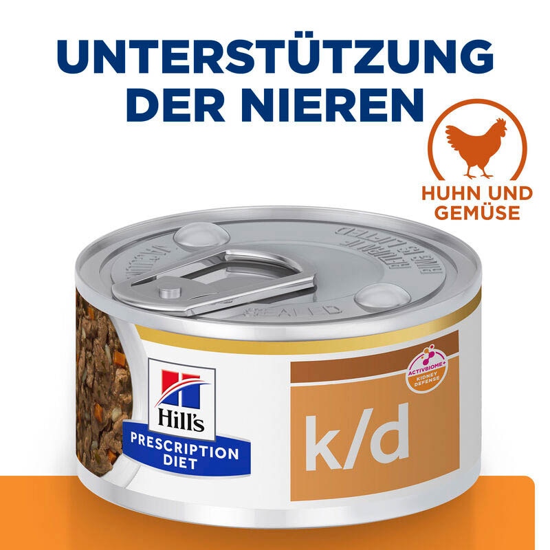 Hills Prescription Diet k/d Ragout mit Huhn & zugefügtem Gemüse Katze_1