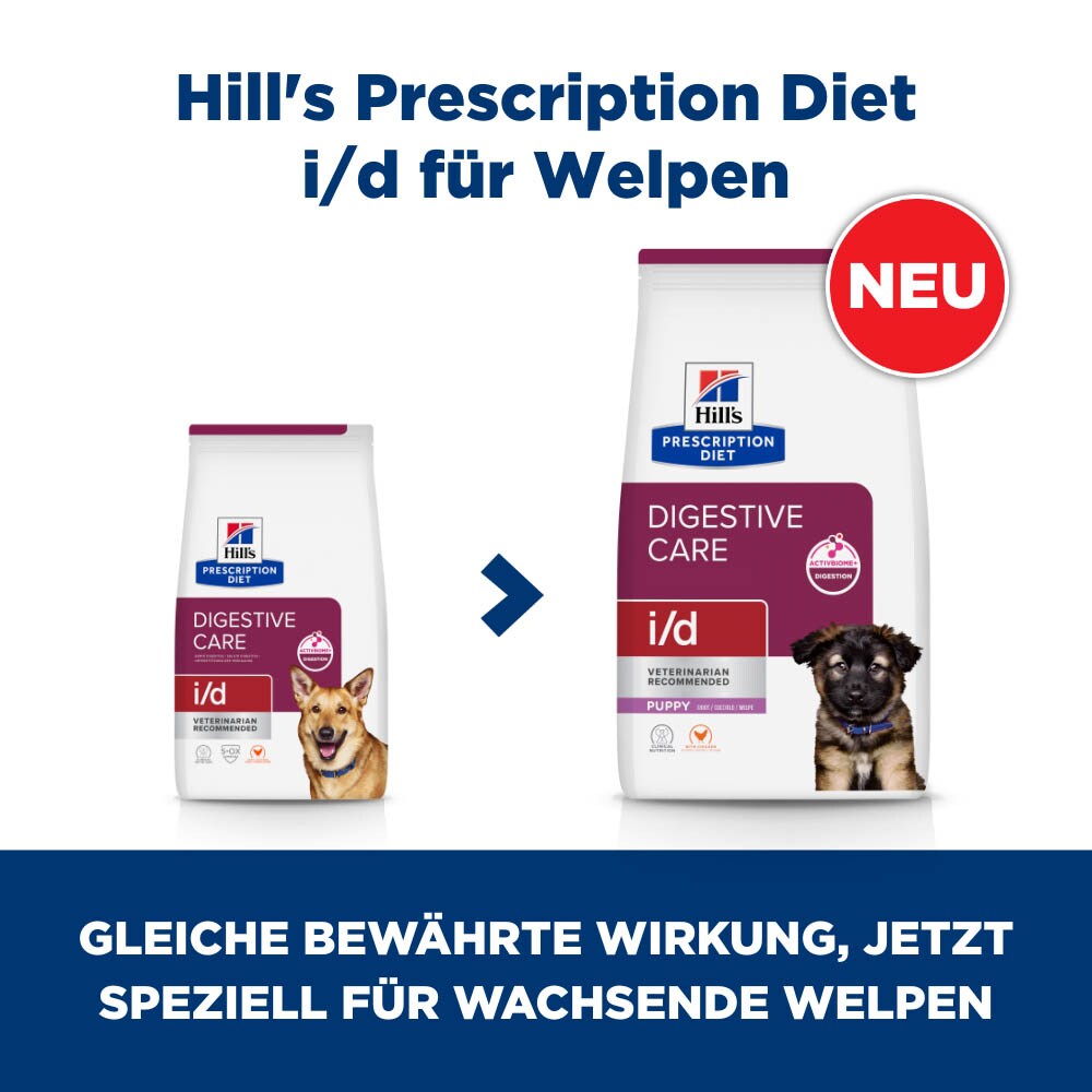 Hills Prescription Diet i/d Digestive Care Puppy Trockenfutter für Hunde mit Huhn_6