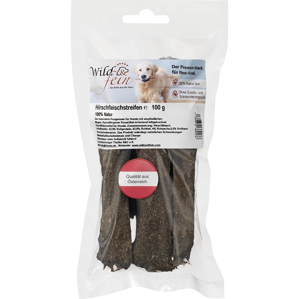 Wild und Fein Fleischstreifen vom Hirsch_0