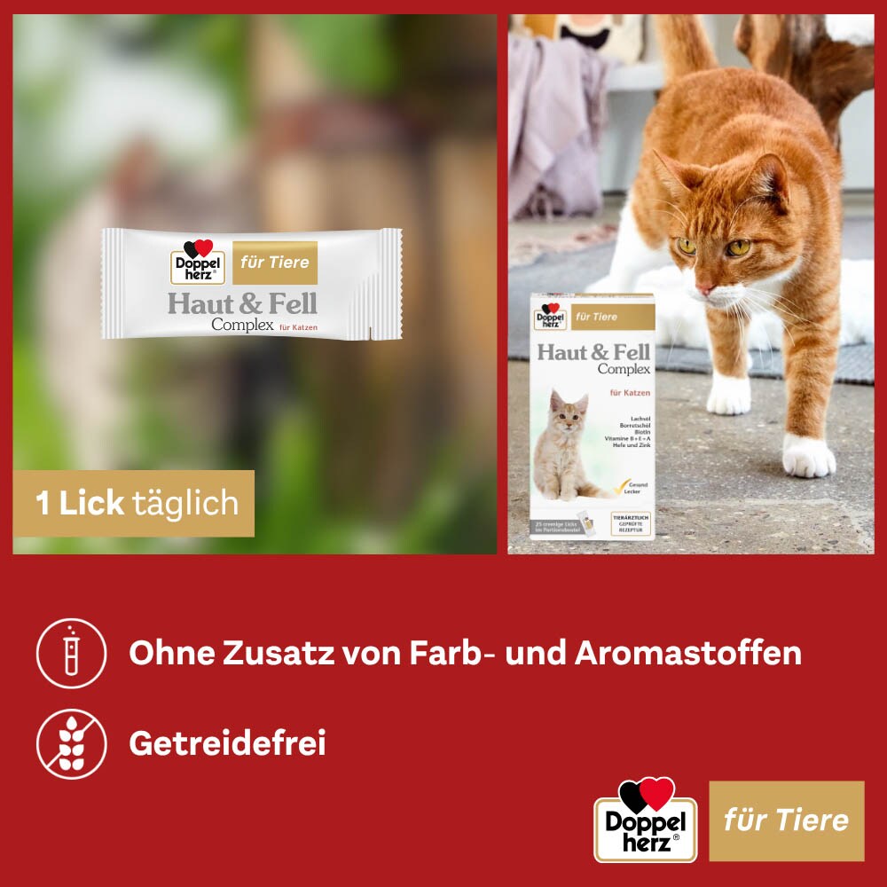 Doppelherz Haut und Fell Complex für Katzen_7