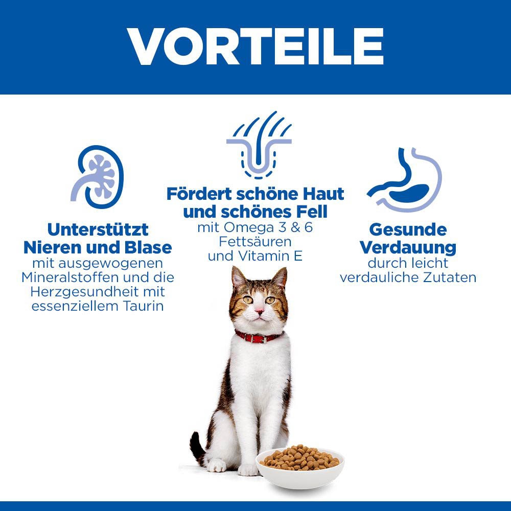 Hills Science Plan Mature Adult 7+ Lachs Trockenfutter für Katzen_3