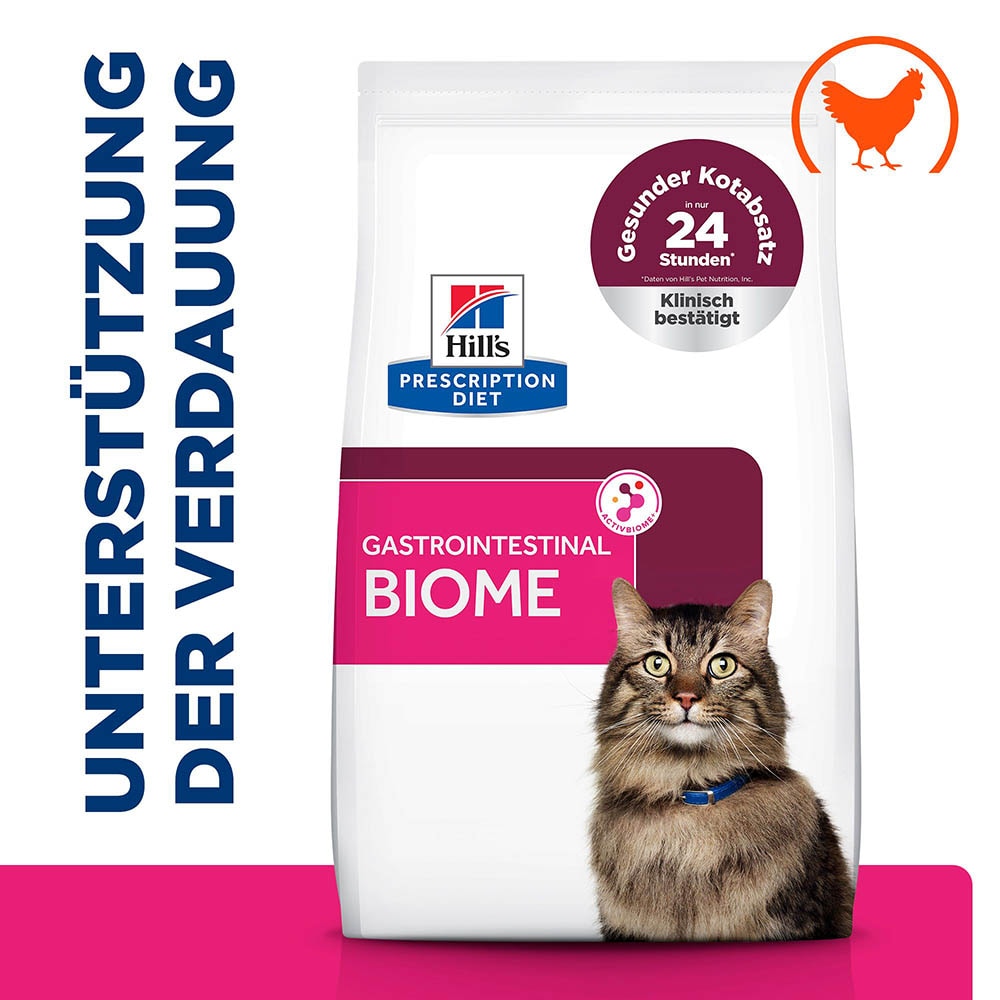 Hill's Prescription Diet Gastrointestinal Biome Trockenfutter für Katzen mit Huhn_1