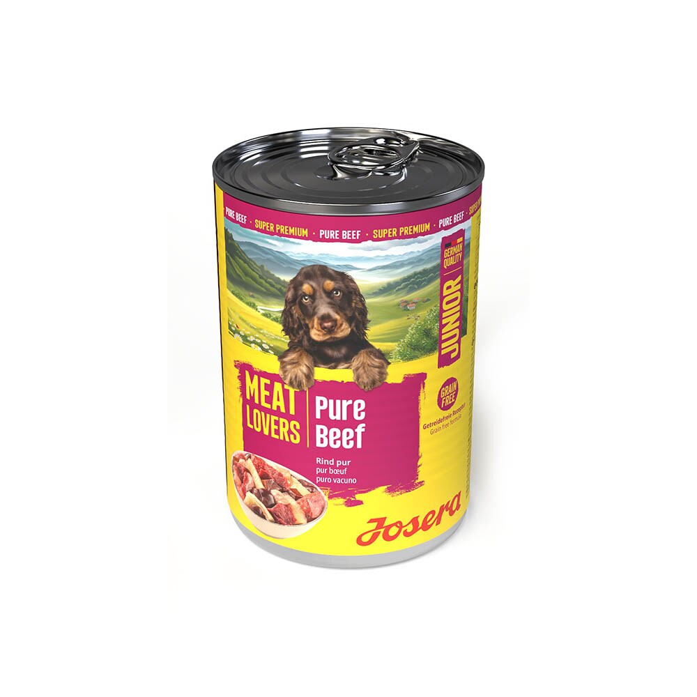 Josera Junior Meat Lovers Pure Beef Nassfutter für Hunde_3