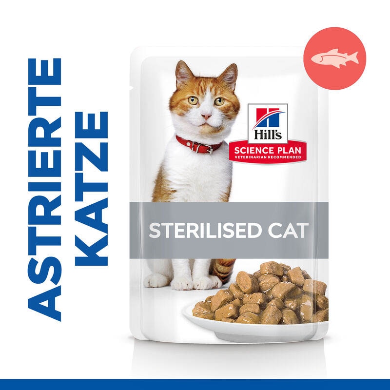 Hills Science Plan Sterilised Cat Adult Nassfutter für Katzen mit Lachs_1