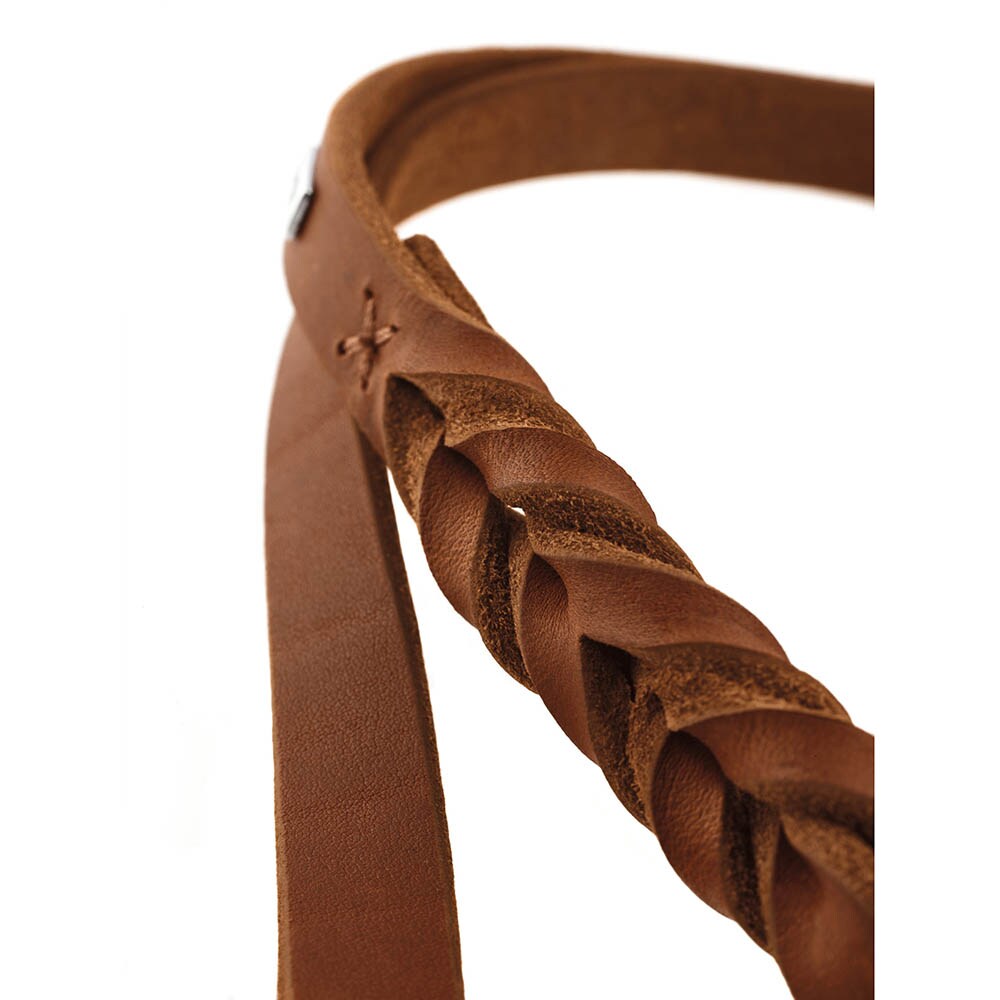 Hunter verstellbare Führleine Solid Education cognac_2