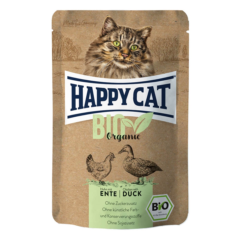 Happy Cat Bio Pouch Huhn & Ente_0