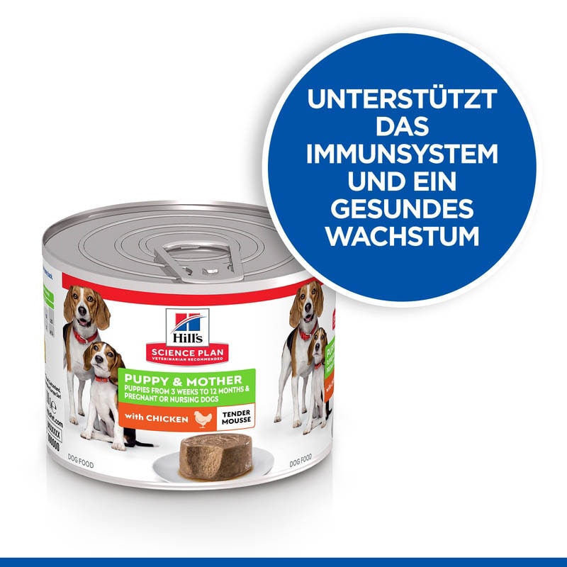 Hills Science Plan Puppy & Mother Tender Mousse mit Huhn_2