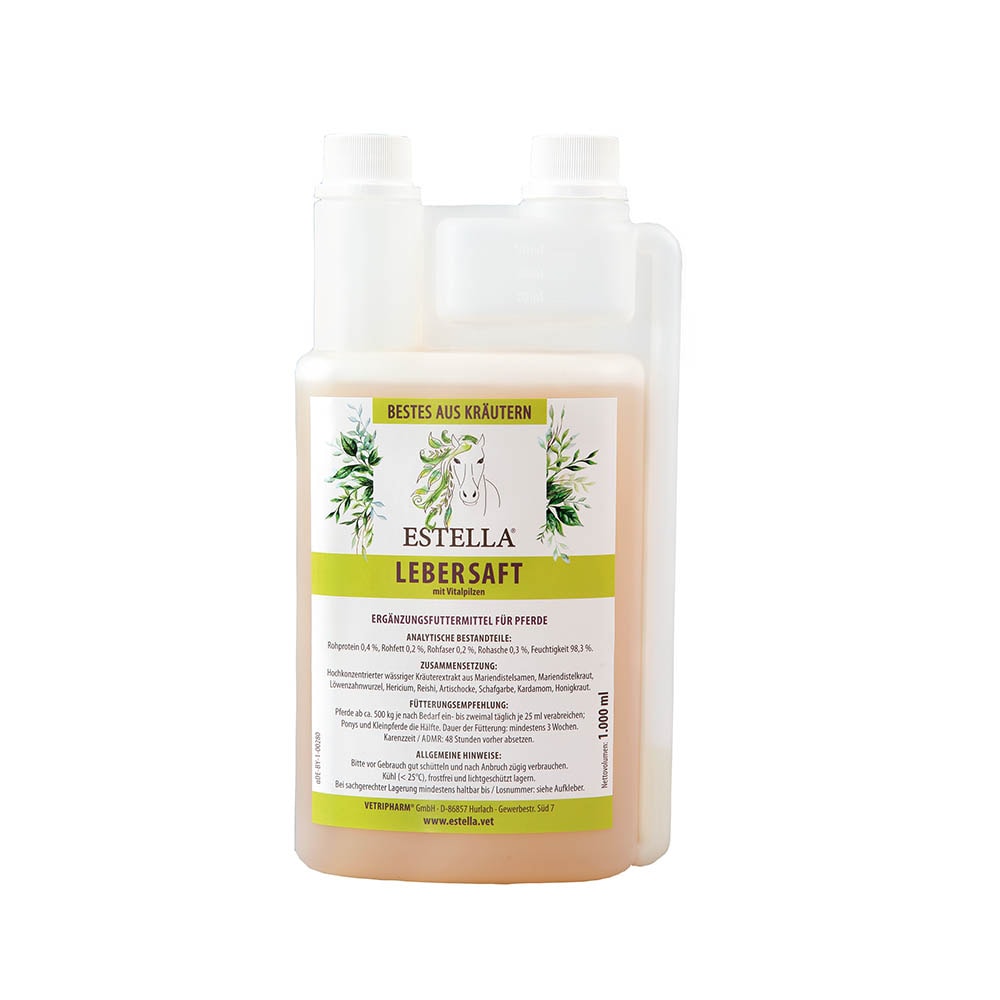 Estella Lebersaft mit Vitalpilzen für Pferde_0