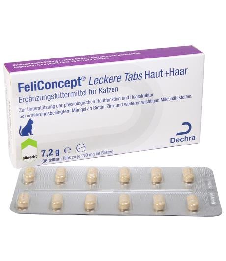 Dechra FeliConcept  Leckere Tabs Haut+Haar_0