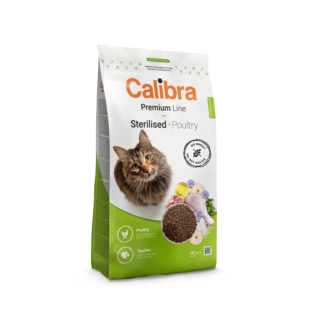 Calibra Premium Line Sterilised Geflügel Trockenfutter für Katzen_0