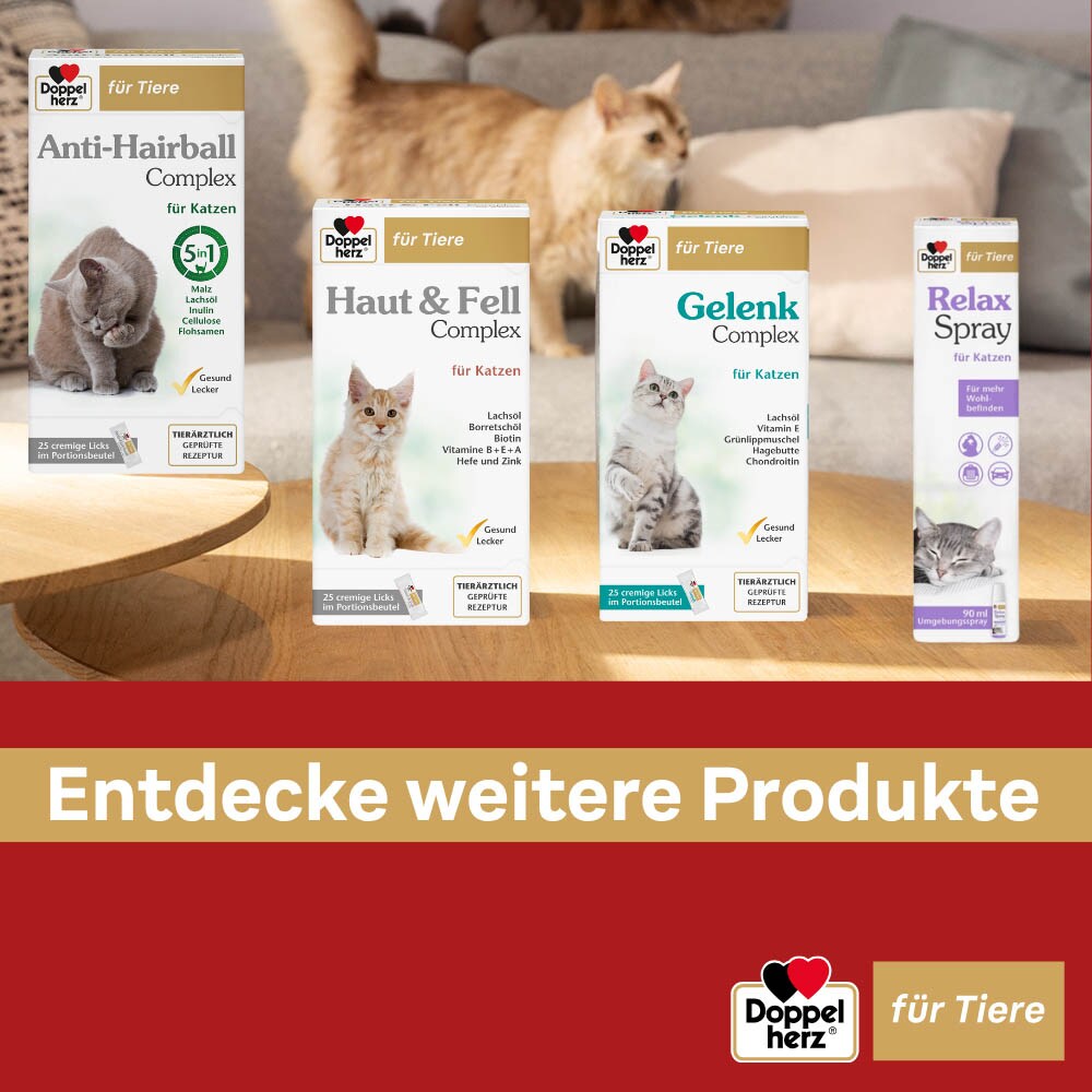 Doppelherz Haut und Fell Complex für Katzen_8